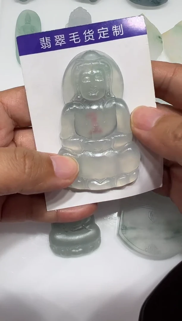 未镶嵌定制翡翠观音