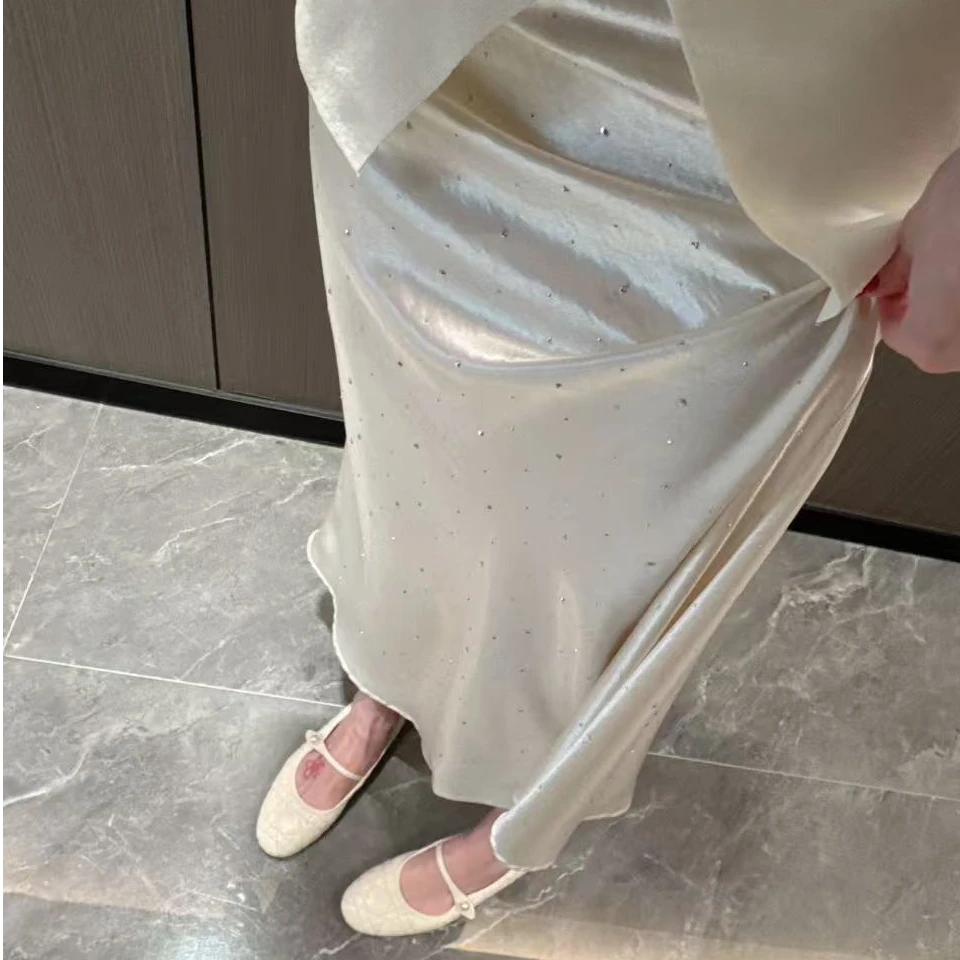 ZX推荐【花有约】鱼尾半身裙高腰显瘦垂感包臀裙法式气质长裙