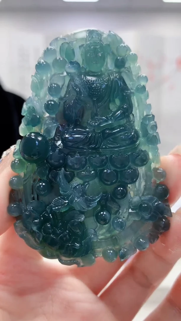 未镶嵌定制翡翠4829jw-毛货挂件82