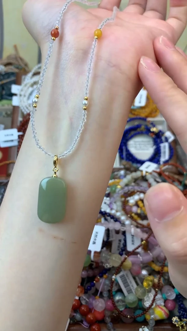 项链和田玉未镶嵌333