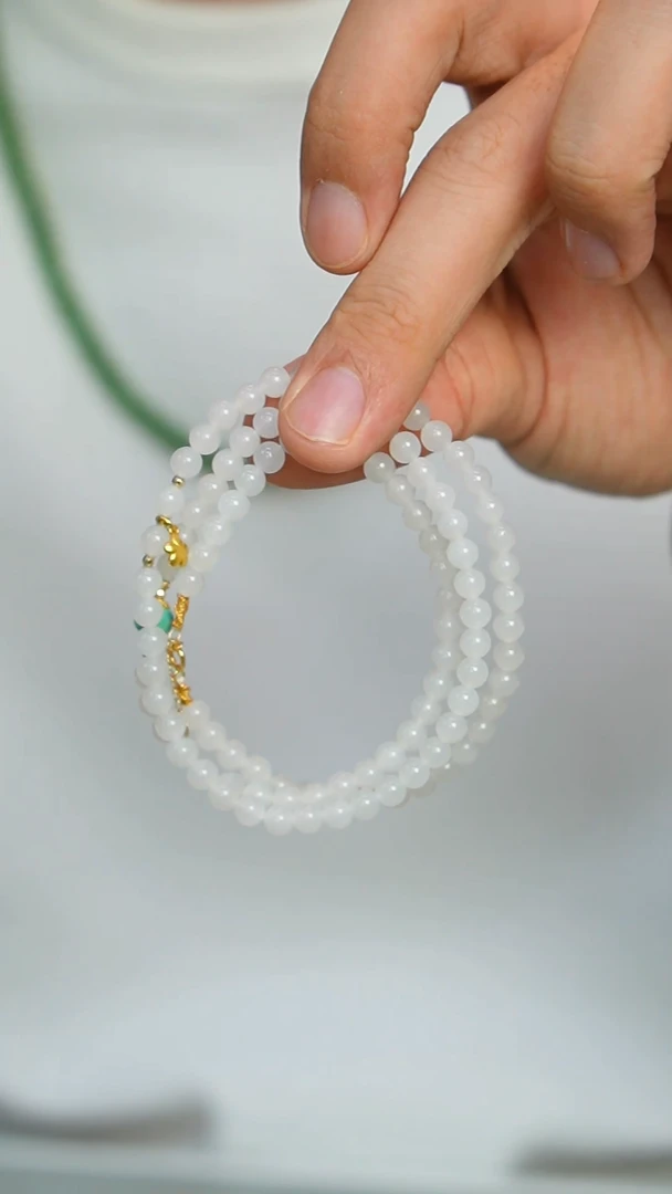 【闪购商品】和田玉手链未镶嵌白玉手串GG/1