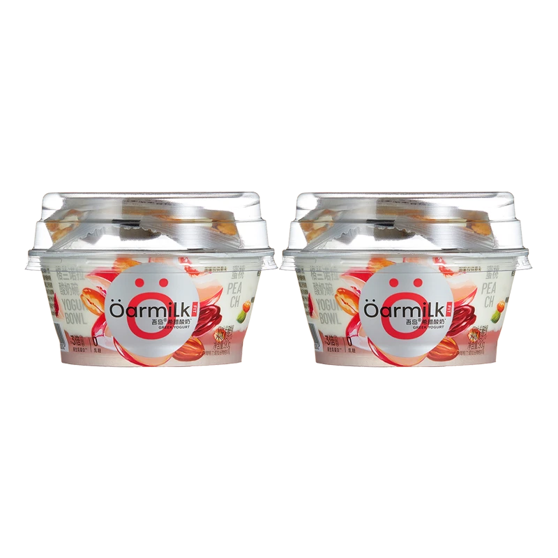 吾岛格兰诺拉蜜桃希腊酸奶90g/杯*2