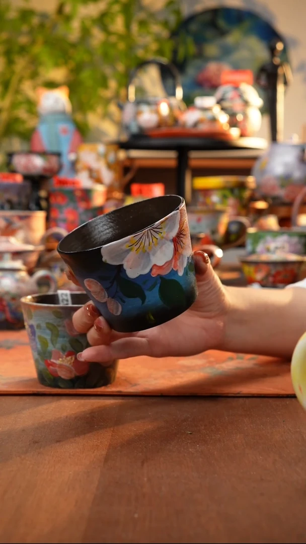 瓷片景德镇手工手绘201