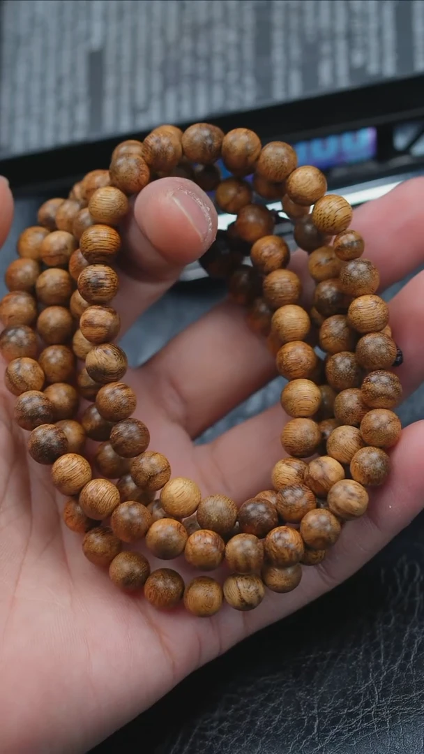 【闪购商品】沉香手串达拉干红油0.8多圈24g+