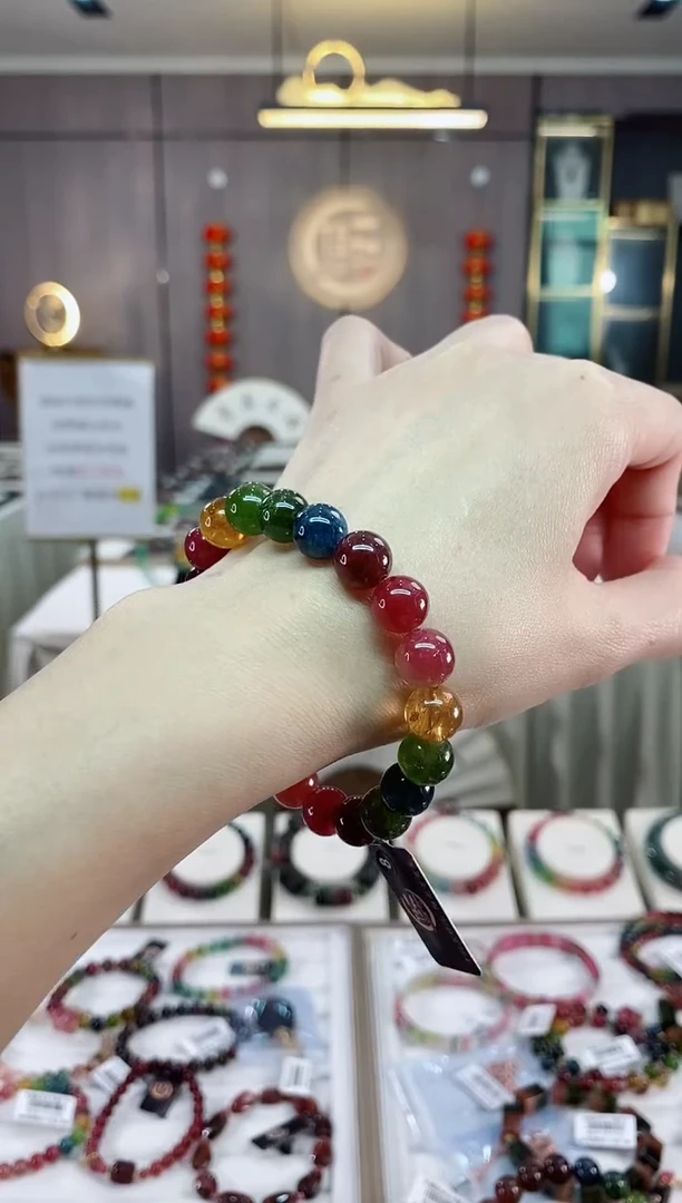 【闪购商品】碧玺单圈手串9mm+未镶嵌（多样性发一条）hon