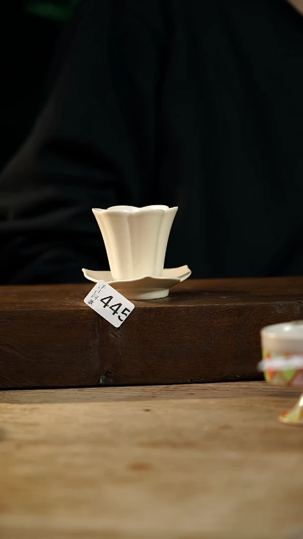 瓷片福利设计师款/花口主人杯