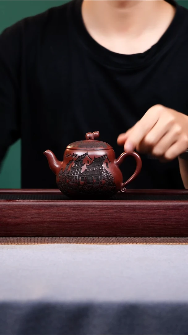 茶壶紫砂宜兴原矿紫砂作品