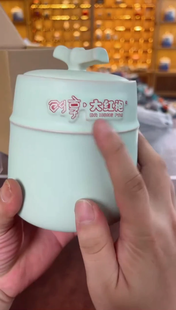 瓷片 鸣盏居11111111大号汝窑茶叶罐