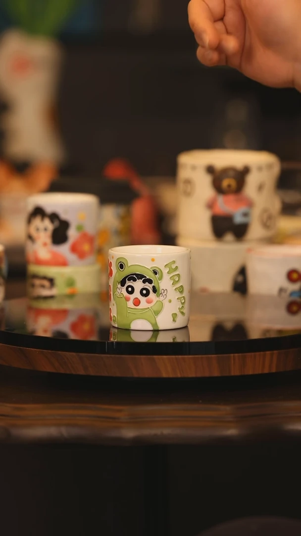 【闪购商品】摆件景德镇釉下彩绘设计师款陶瓷