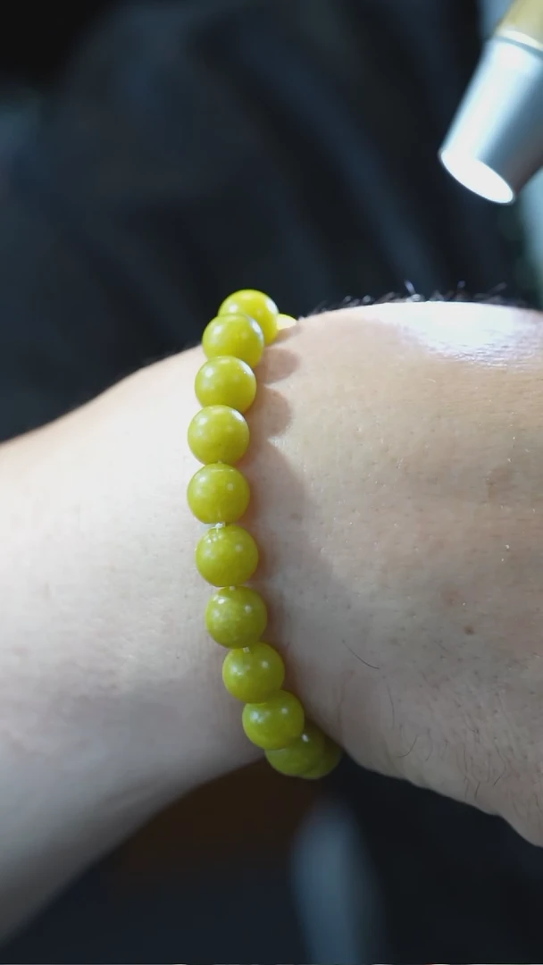 蛇纹石玉未镶嵌手串手串10mm