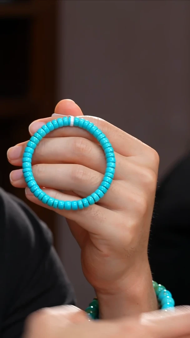 未镶嵌绿松石手串多样性发货