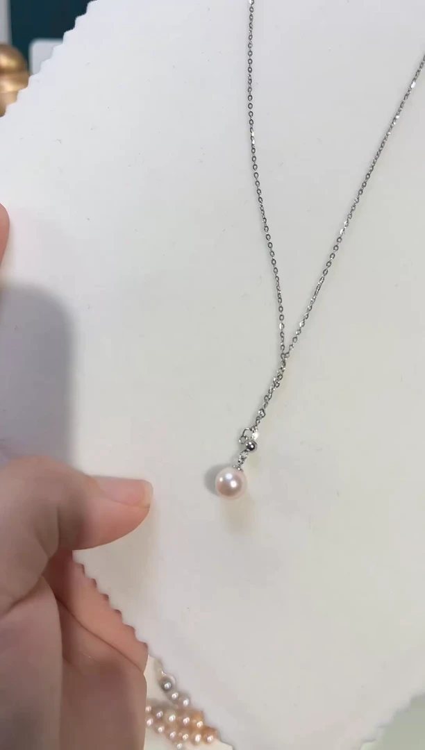 吊坠(赠链)银S925镶嵌海水珍珠吊坠