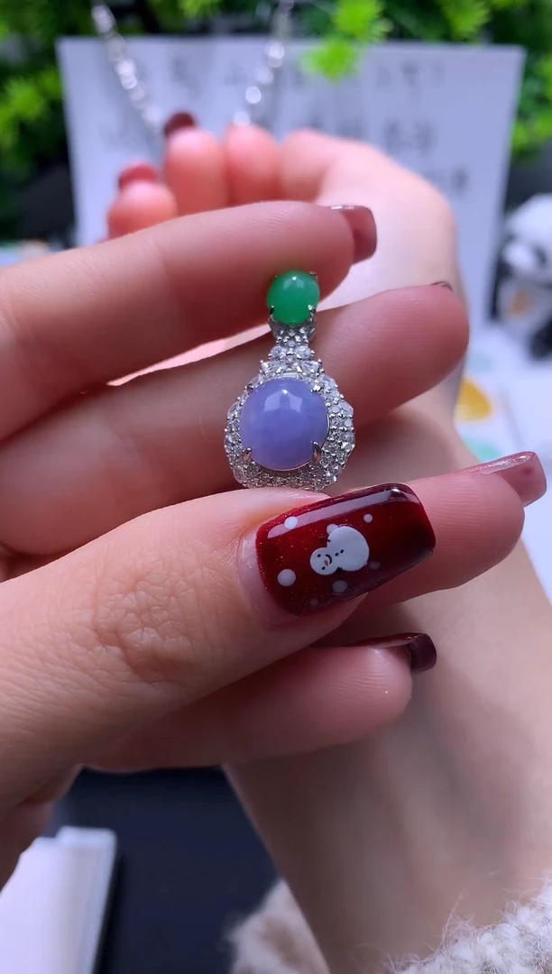 颈饰未镶嵌翡翠？净货