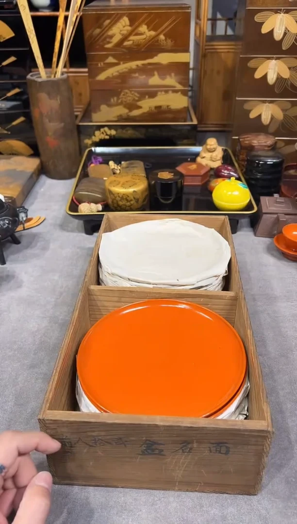 壶承 单片 大漆漆器大漆漆器