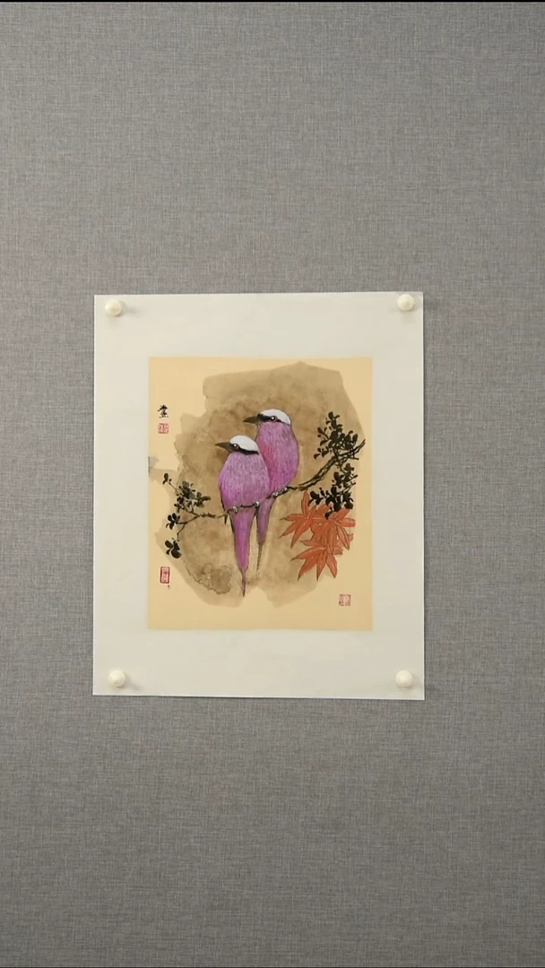 国画曲老师-花鸟-0.8平尺-07