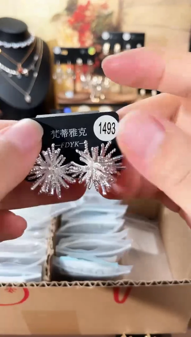 合金925银锆石梵1493
