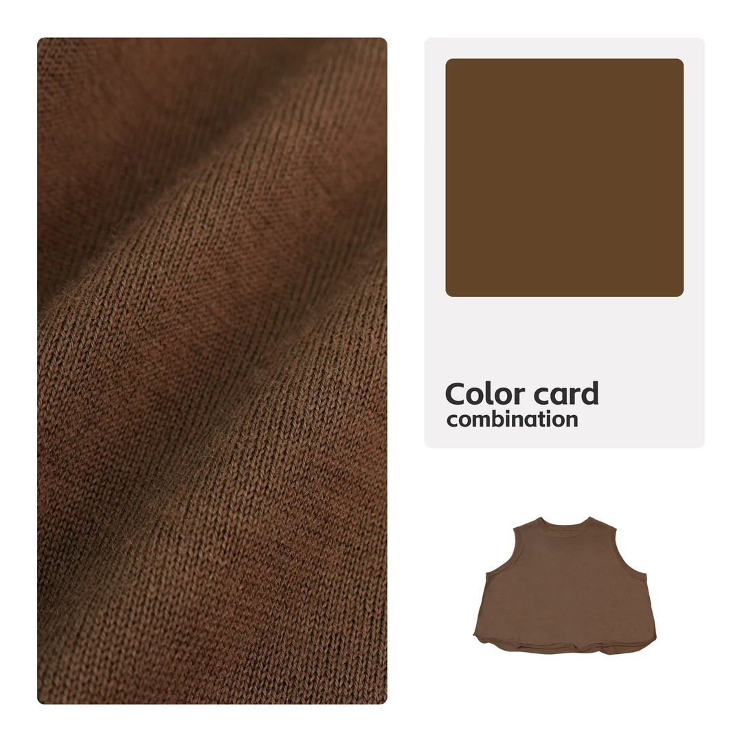 【米儿精选】HITOMI美丽诺羊毛背心HB12019