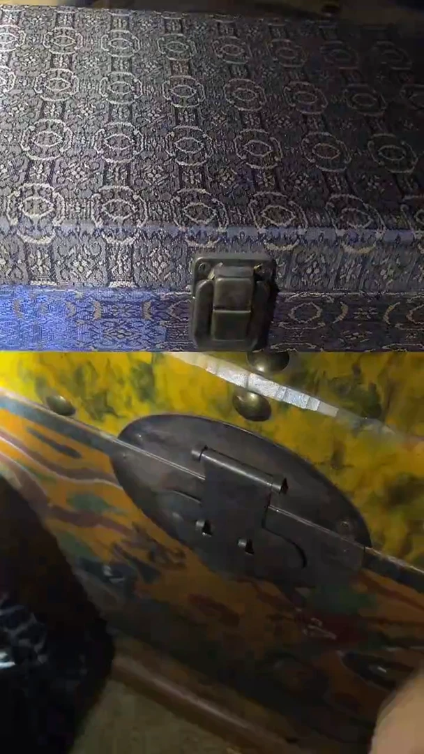 铜器摆件带盒...