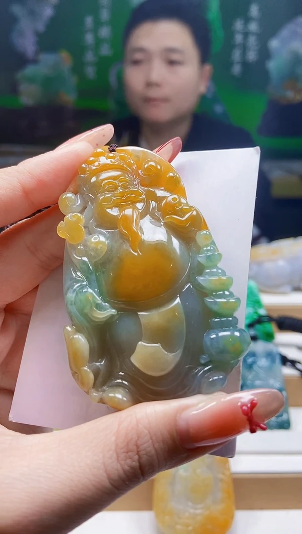 颈饰未镶嵌翡翠翡翠A货