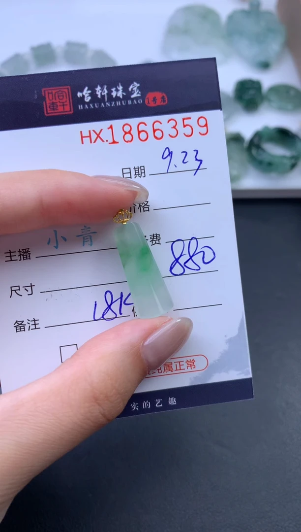 未镶嵌挂件翡翠哈轩 挂件1