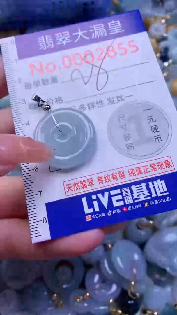 翡翠未镶嵌吊坠(不含链)2855