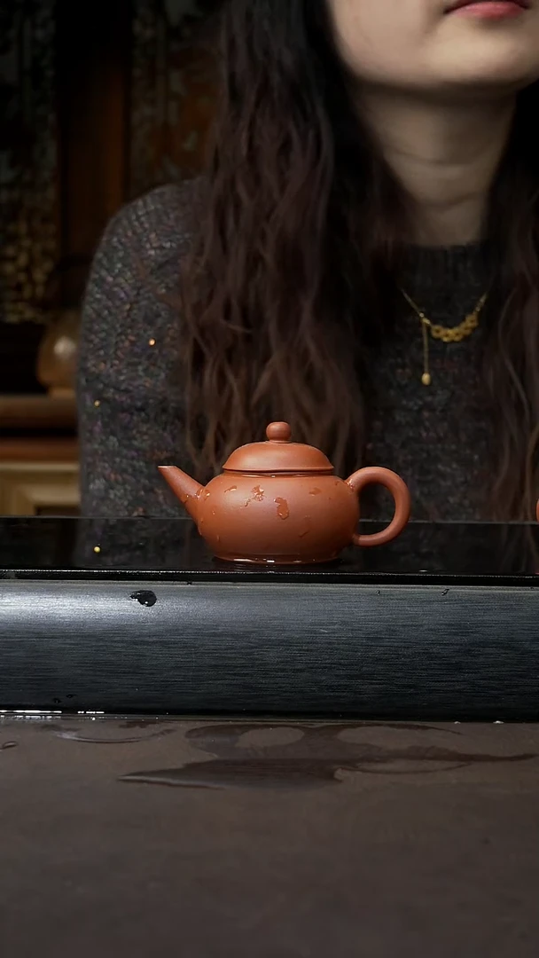 【闪购商品】紫砂茶壶水平 朱泥 70cc 001