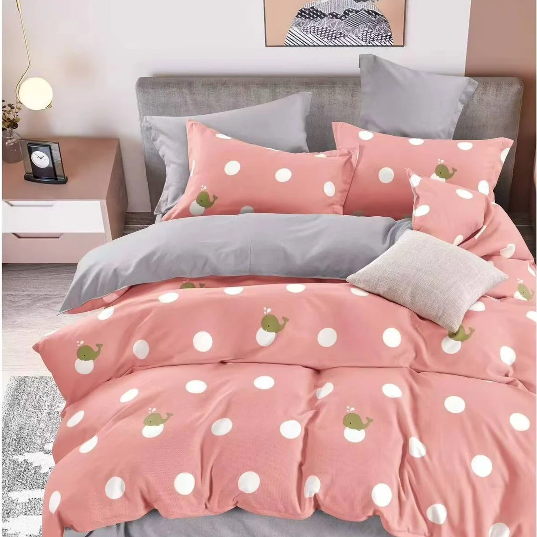 (单人适用被罩)自由小海豚单人斜纹被罩被套