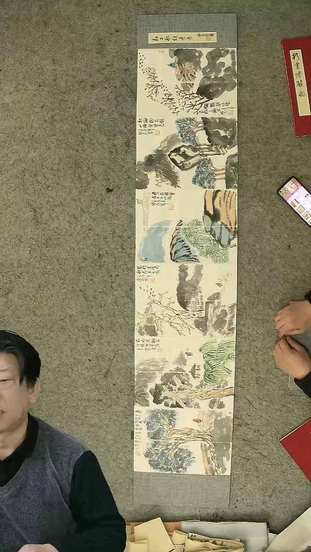 国画12*32cm  12页    温德志老师禅意小品册页