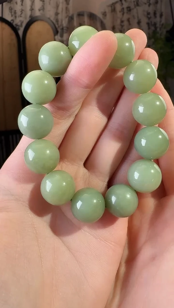 手串未镶嵌和田玉手串16mm