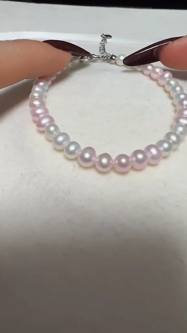 钛钢手绳淡水珍珠永丽严选