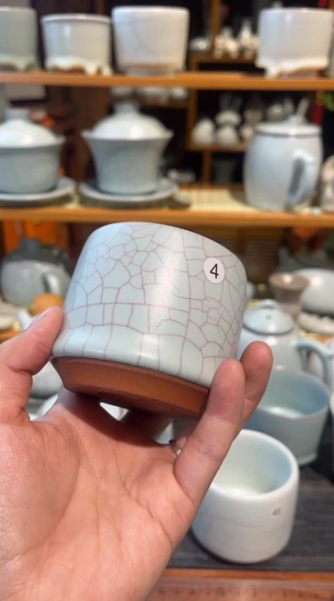 【闪购商品】杯北宋官瓷扳指杯