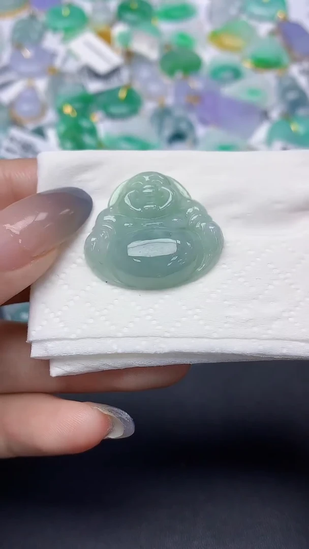 翡翠未镶嵌颈饰天然缅甸a货翡翠