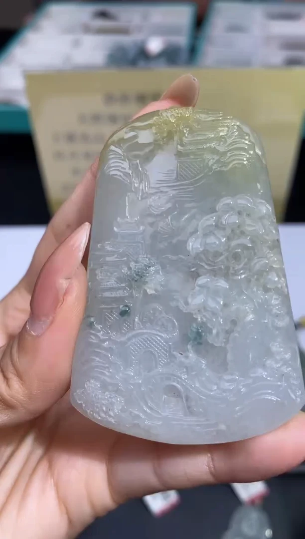 颈饰未镶嵌翡翠38077