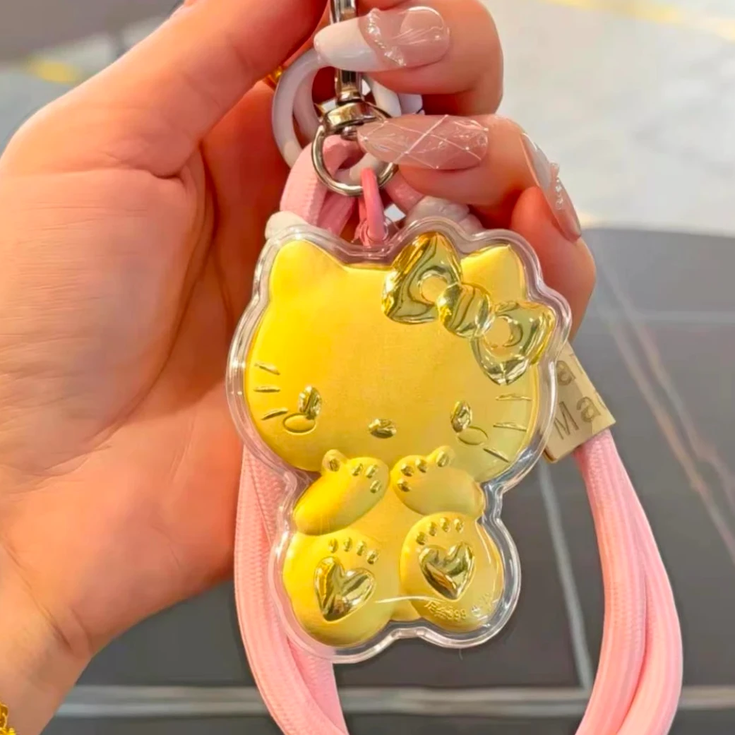 【质检发货】MR正品水贝黄金 HelloKitty卡通可爱钥匙扣包包挂件