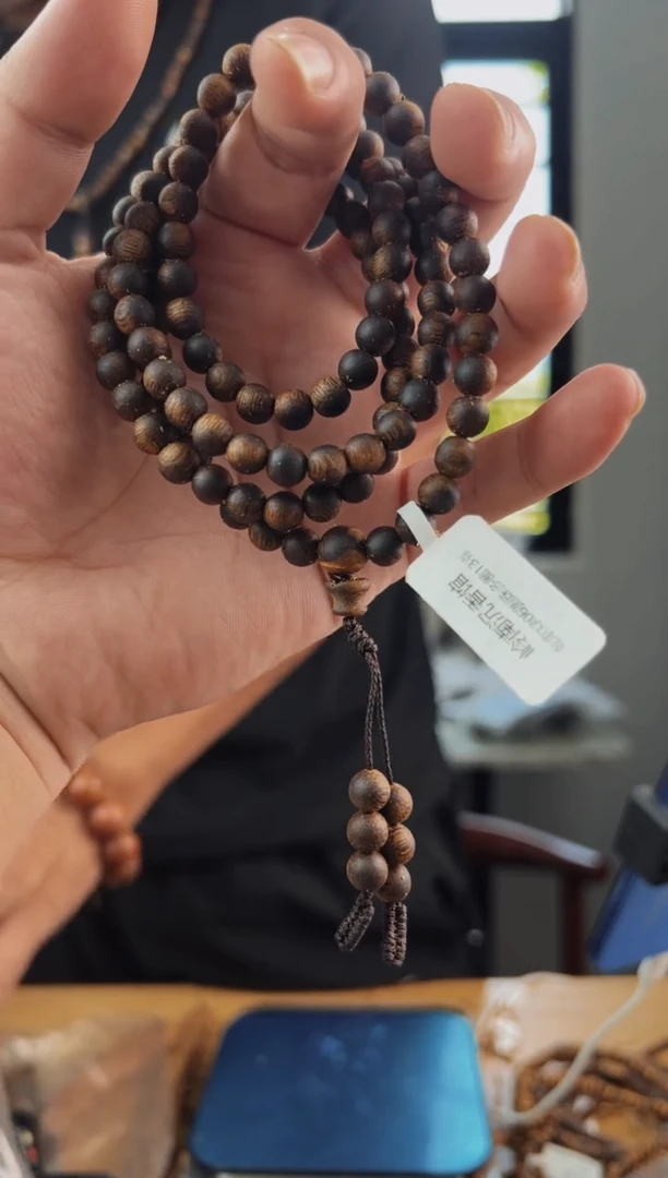 手串沉香张勺子06圆珠多圈13克多样性发一