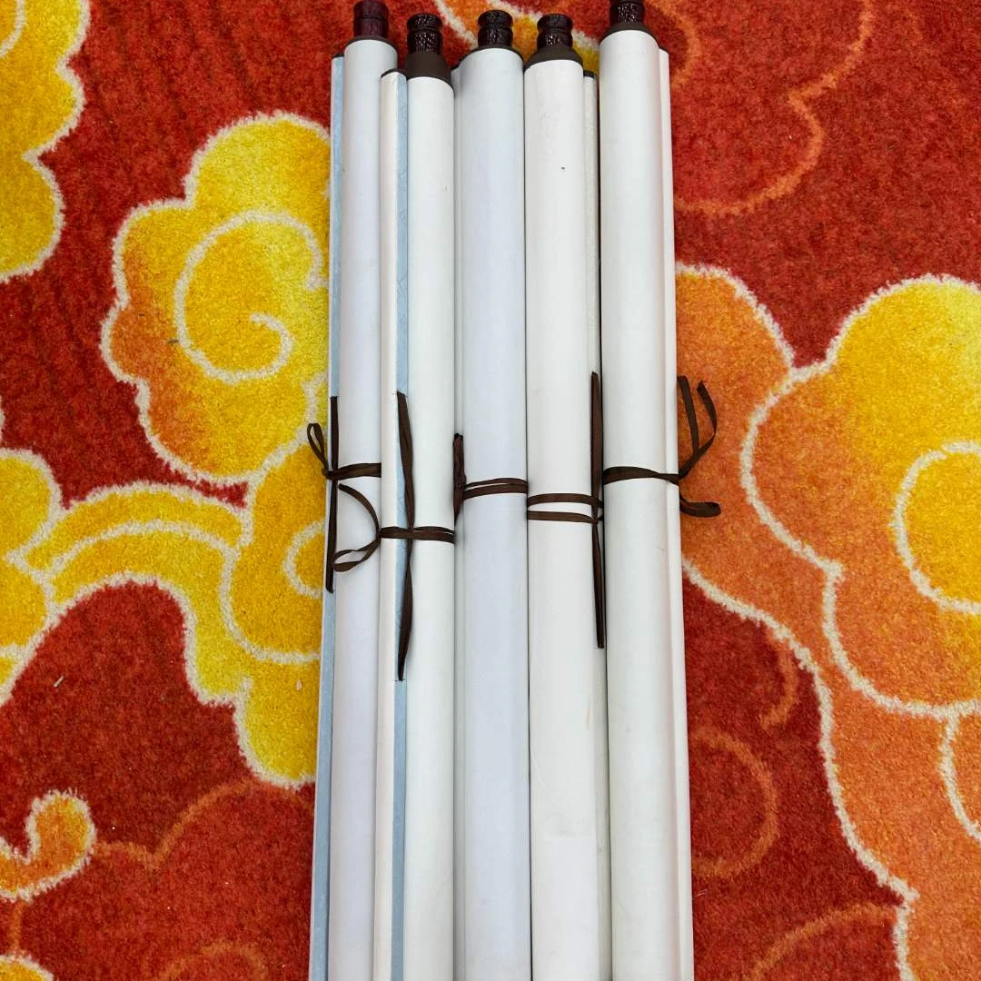 4国画装饰挂画卷轴高档锦绫已装裱