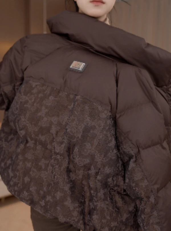 【甄选大朵鸭绒】Y401女冬季2026年新款高端洋气羽绒服外套—安娜2