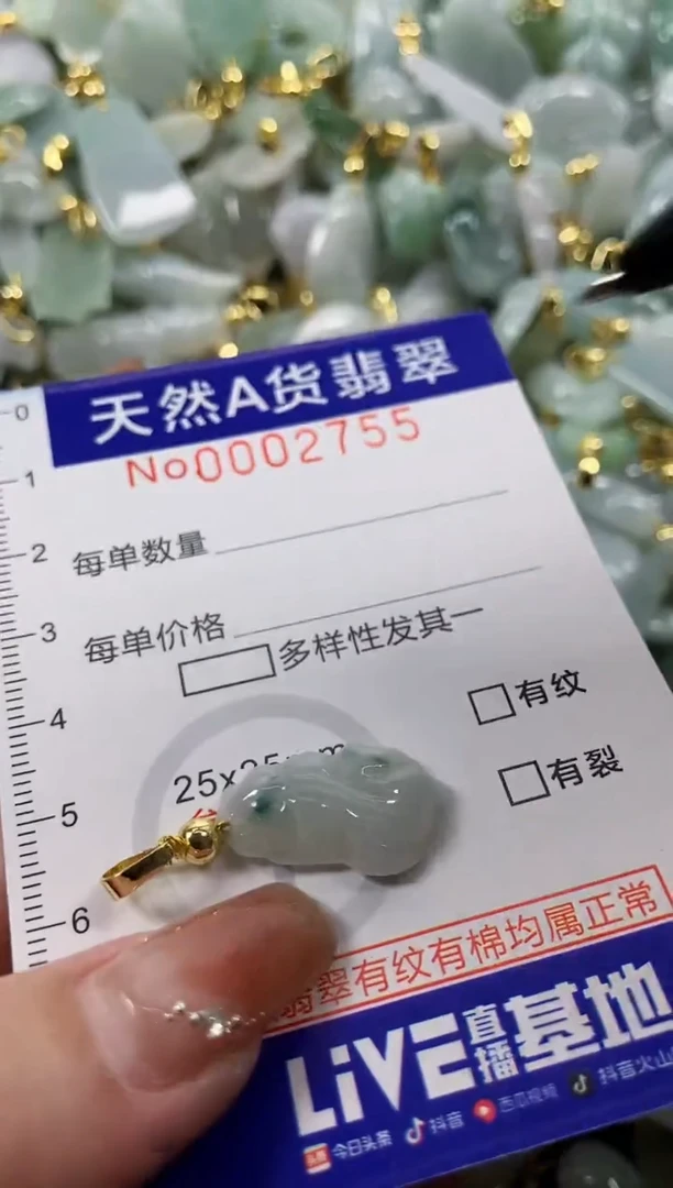 颈饰未镶嵌翡翠天然A货翡翠