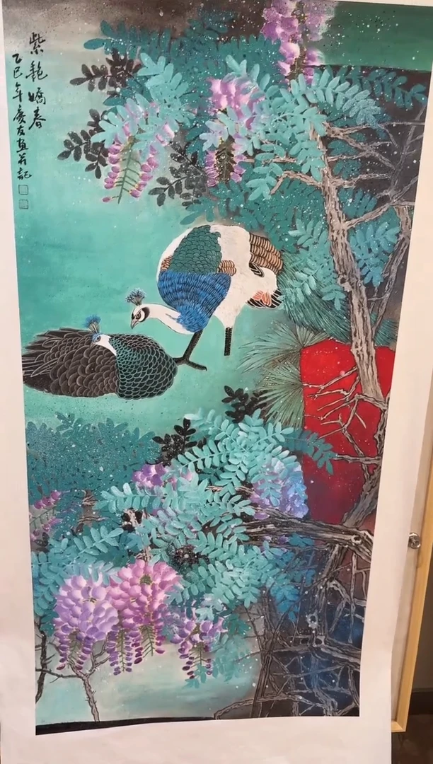 国画国画L 国画李庆友大易美术馆本人作品48