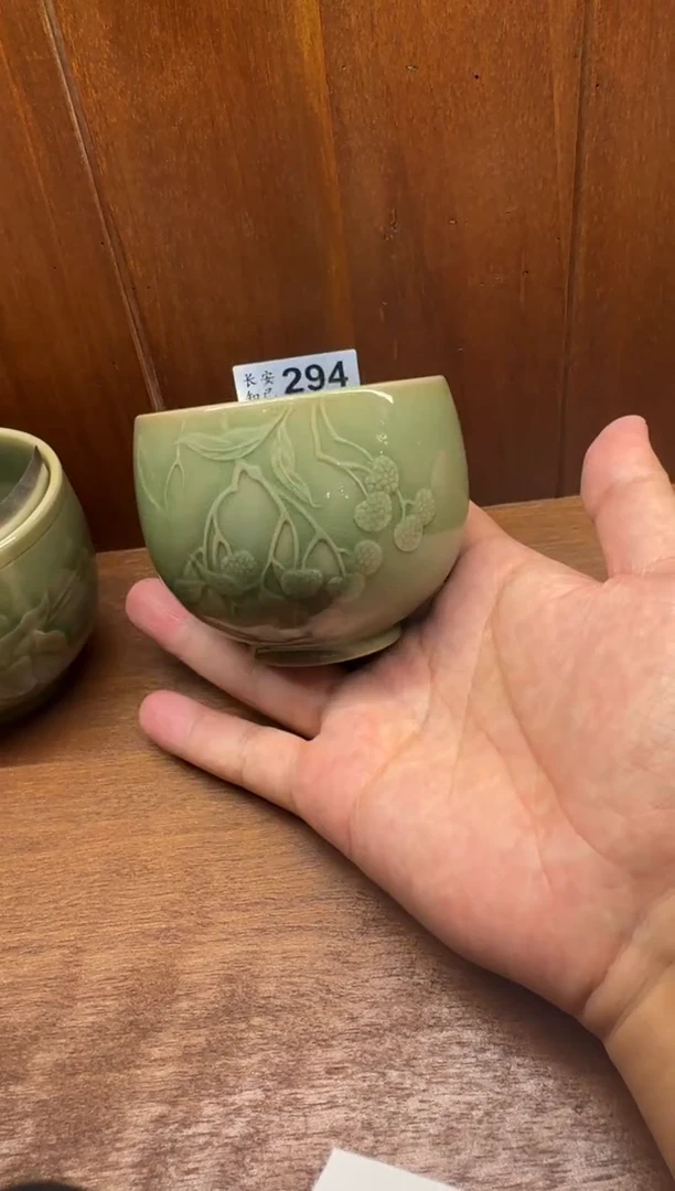 纯手工干刻缸杯294号