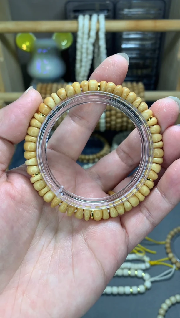 【闪购商品】龙眼菩提手串龙脊菩提玉化料蒜瓣大肠卡8单圈