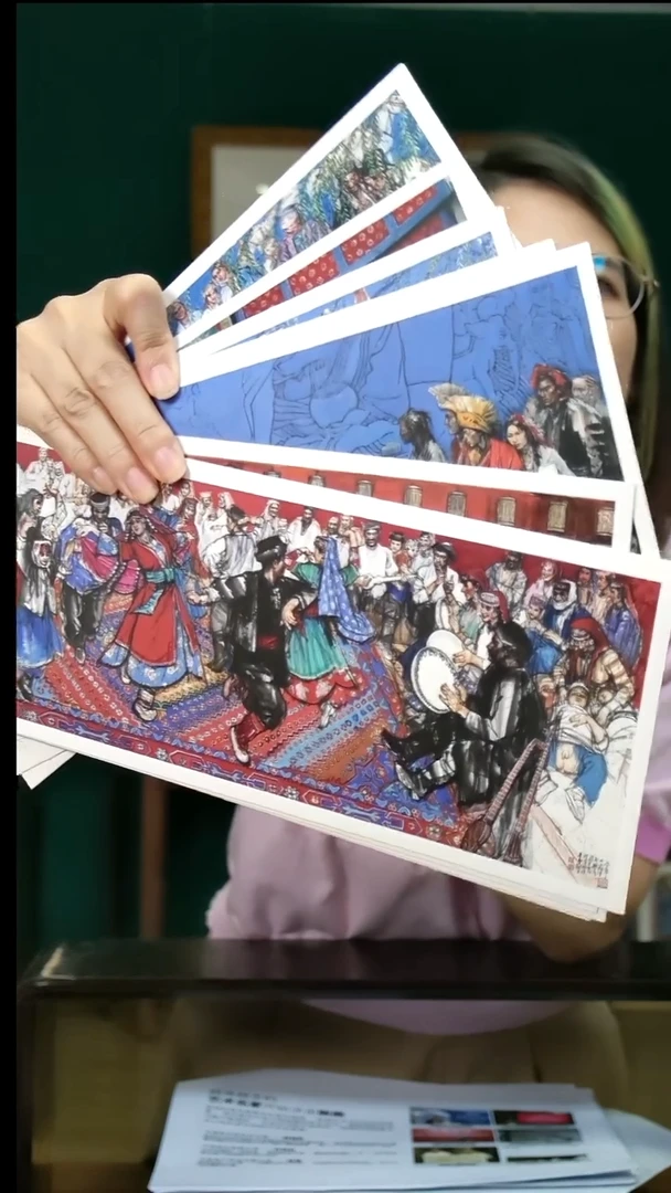 绘画史老师精美明信片