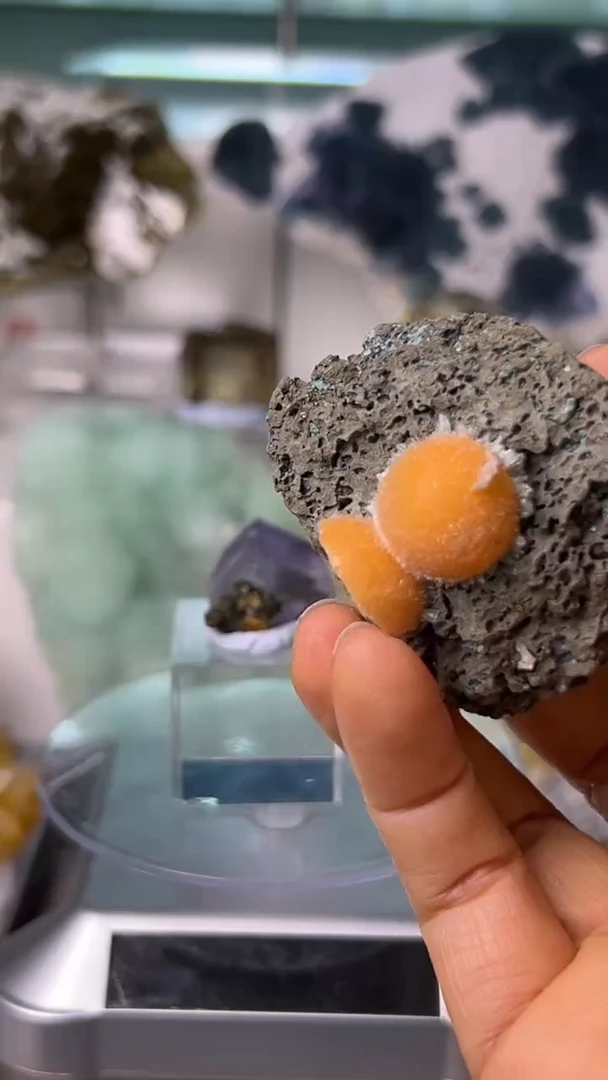 有机玻璃直播间福利沸石收藏品小摆件