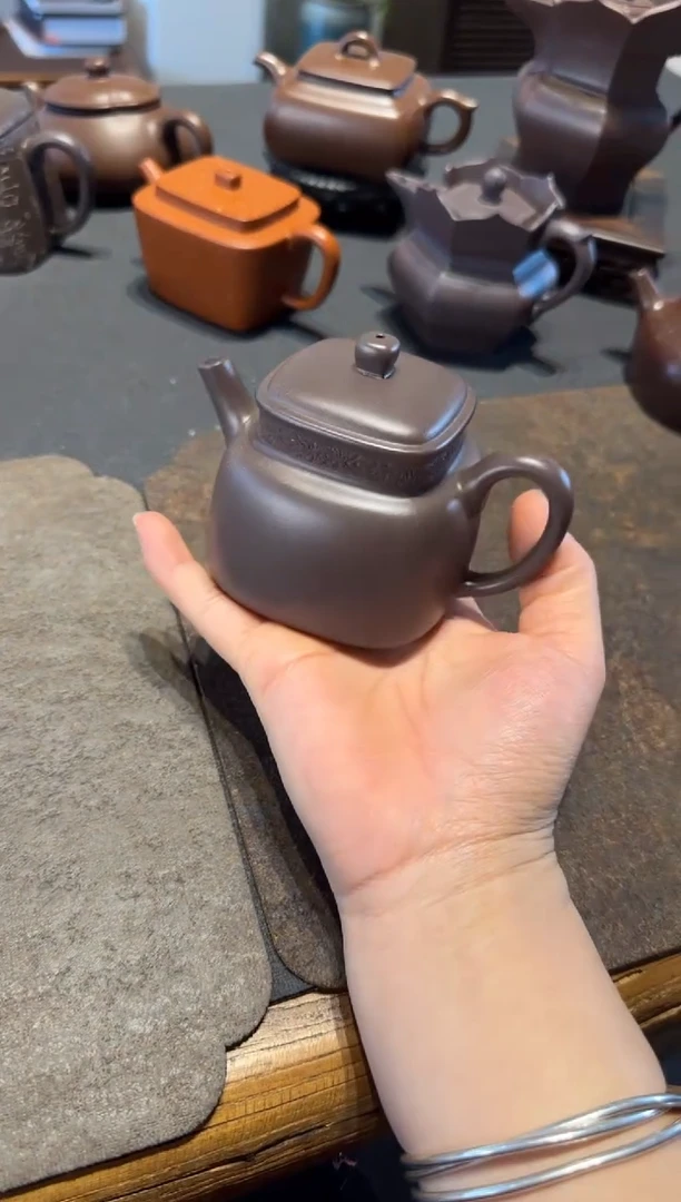 【闪购商品】紫砂茶壶四方言心