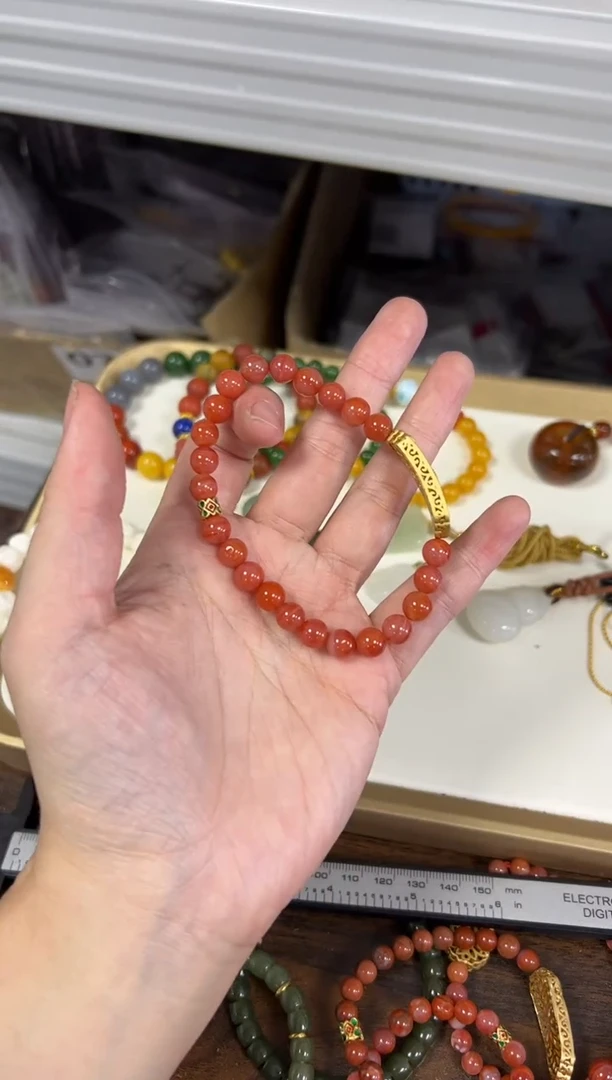 未镶嵌手链南红玛瑙孤品南红玛瑙太太牌手链[0322]