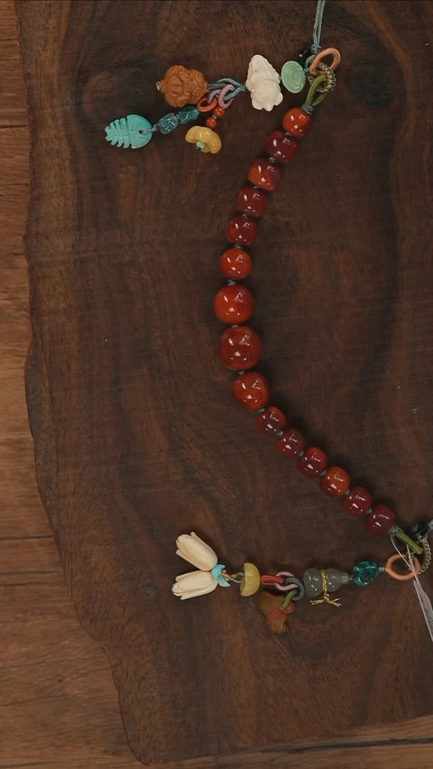 【闪购商品】南红玛瑙手机链未镶嵌S3110