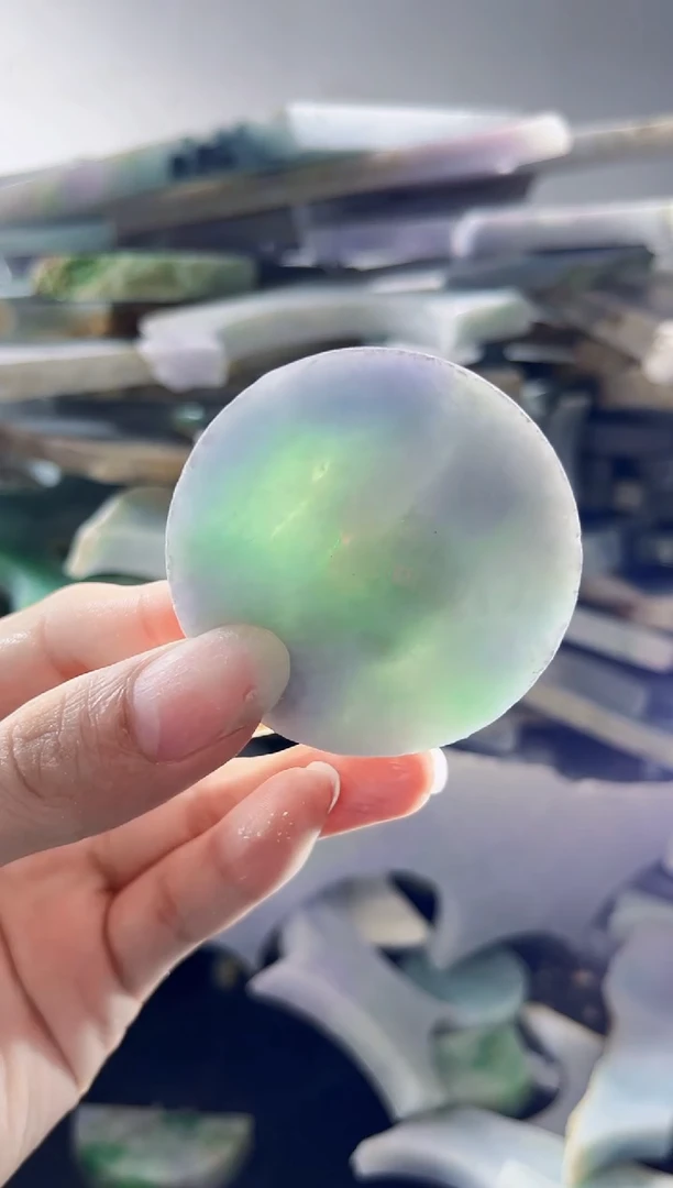 裸石翡翠缅甸翡翠A货陈8156