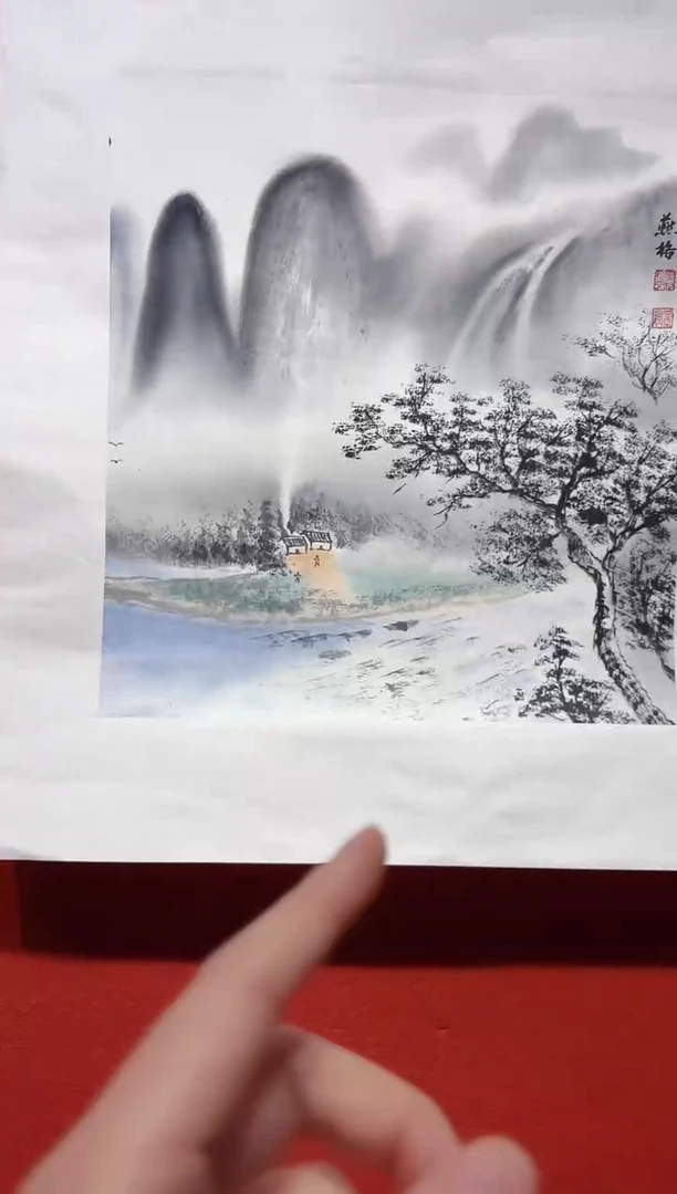 国画秦燕格国画手绘作品Y2