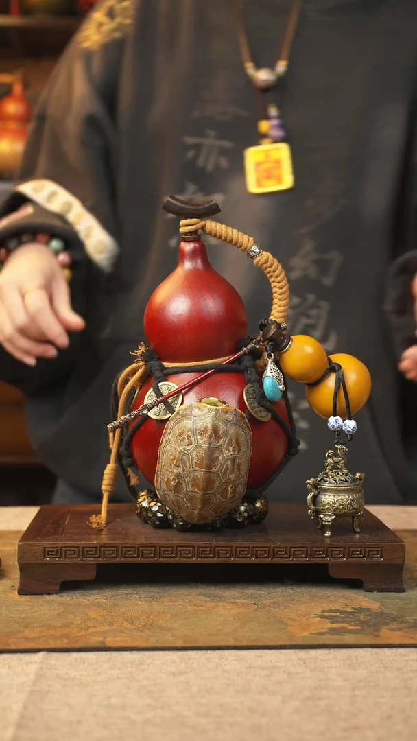 【闪购商品】057大漆葫芦一物一拍记葫堂出品