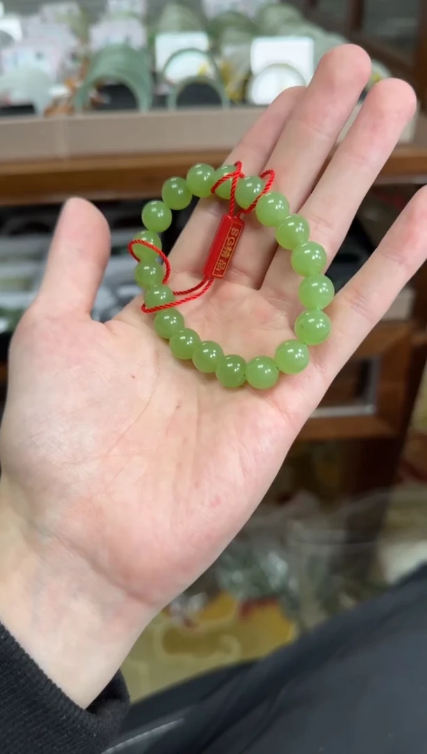 未镶嵌手镯和田玉10mm